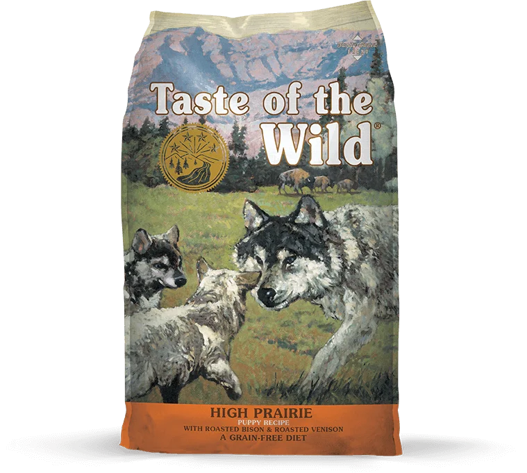 - Dog food online shopping recommendationTaste of the Wild - High Prairie Puppy with Roasted Bison & Venison (Dry Grain-Free Dog Food) - Dog food online shopping recommendationTaste of the Wild - High Prairie Puppy with Roasted Bison & Venison (Dry Grain-Free Dog Food)