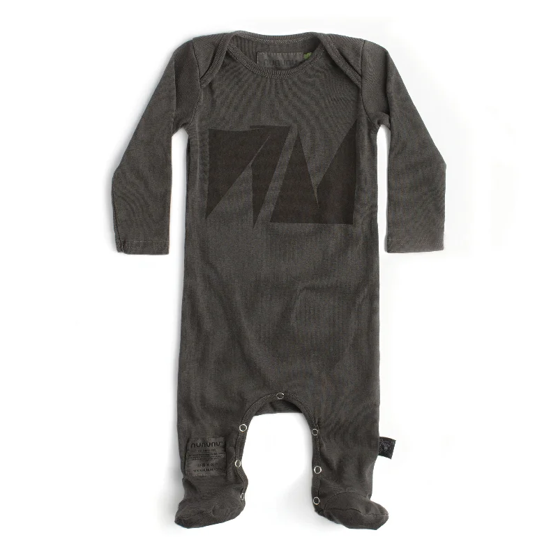  -Splash-proof food bowl AND Anti-choking slow food bowlNUNUNU Dyed Graphite Nu Footed Overall