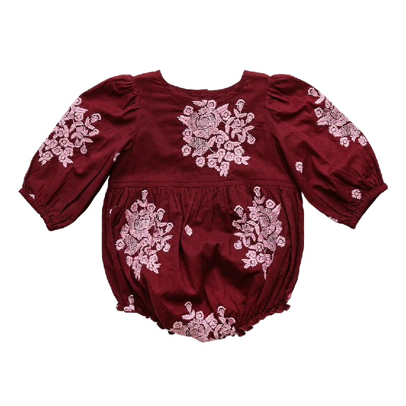 - Solid wood cat climbing frame customizedPink Chicken Brooke Bubble - Burgundy Embroidery