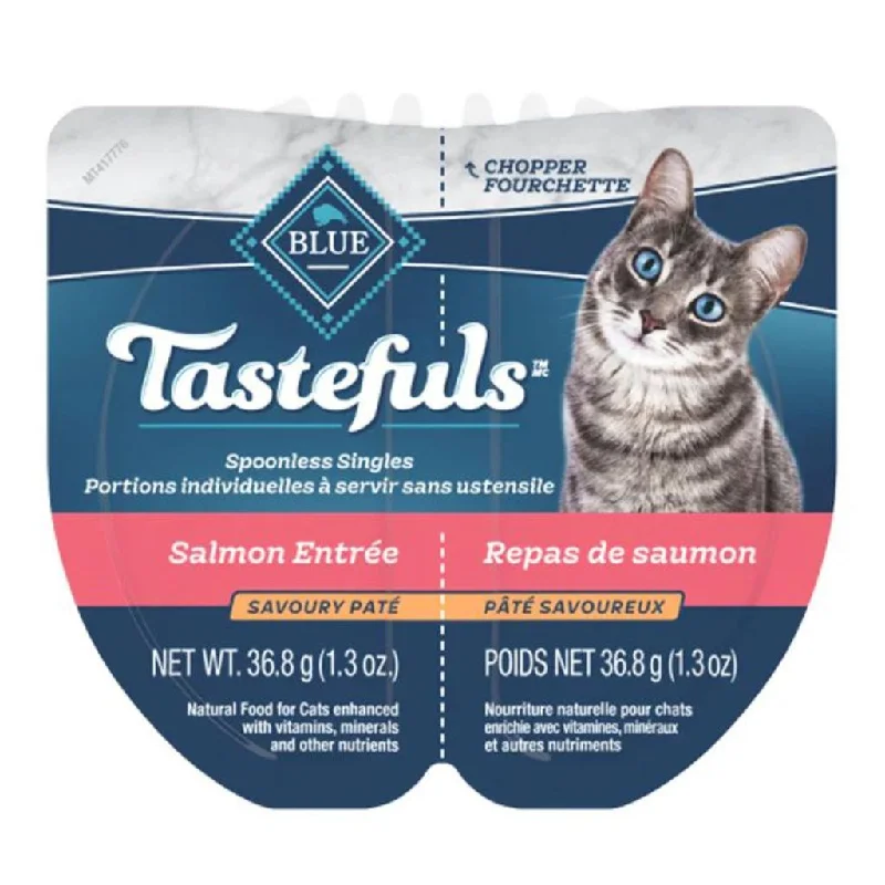    - Hairball control cat food  Tastefuls Spoonless Singles Adult Salmon Pate
