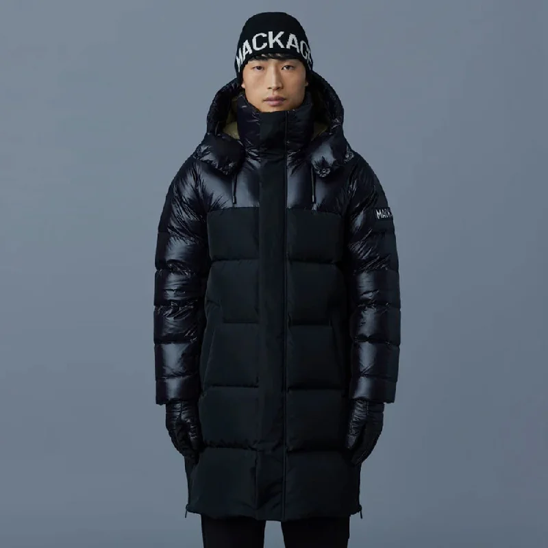 - Custom pet birthday cakeKazuya Mixed-media Down Coat With Hood Black