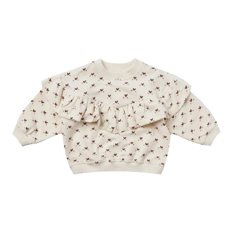  -Splash-proof food bowl AND Anti-choking slow food bowlQuincy Mae Ruffle Fleece Sweatshirt | Hearts