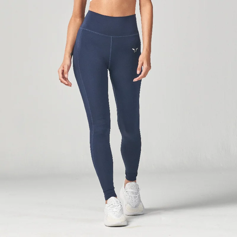 Essential High Waisted Leggings 27""  - Navy